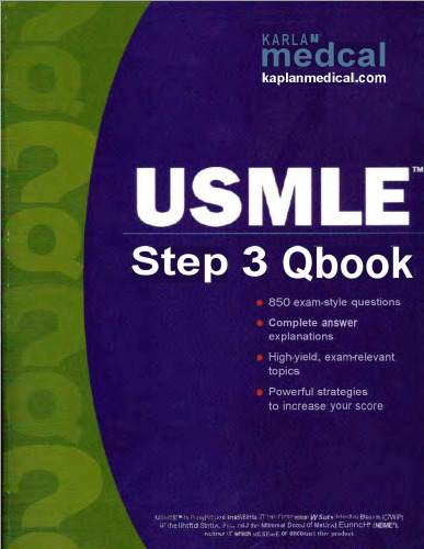 Kaplan Medical USMLE Step 3 Qbook