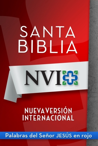 NVI Santa Biblia con letra roja