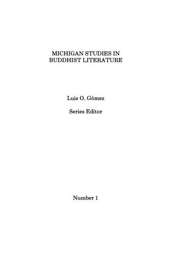 Studies in the Literature of the Great Vehicle: Three Mahāyāna Buddhist Texts