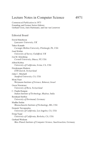 Genetic Programming: 11th European Conference, EuroGP 2008, Naples, Italy, March 26-28, 2008. Proceedings