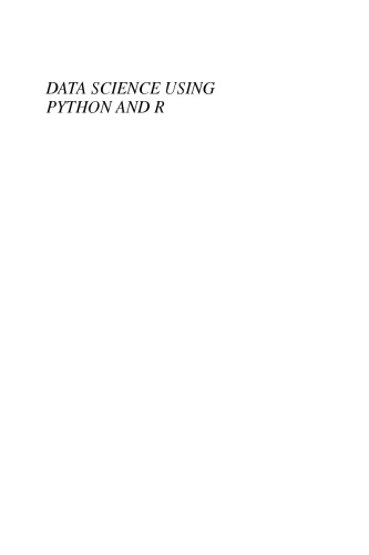 Data science using Python and R