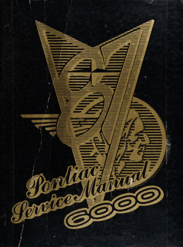 1987 Pontiac 6000 Service Manual